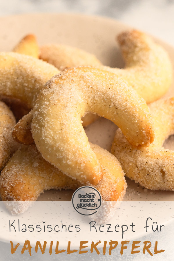 Einfaches Original-Rezept für Omas Vanillekipferl. Aus gutem Grund eine der beliebtesten Plätzchensorten überhaupt!