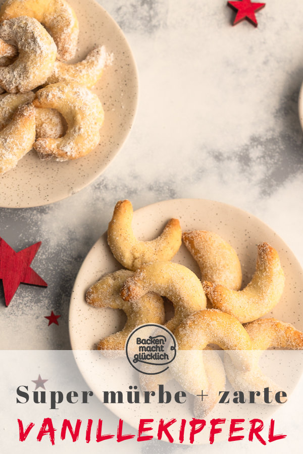 Einfaches Original-Rezept für Omas Vanillekipferl. Aus gutem Grund eine der beliebtesten Plätzchensorten überhaupt!