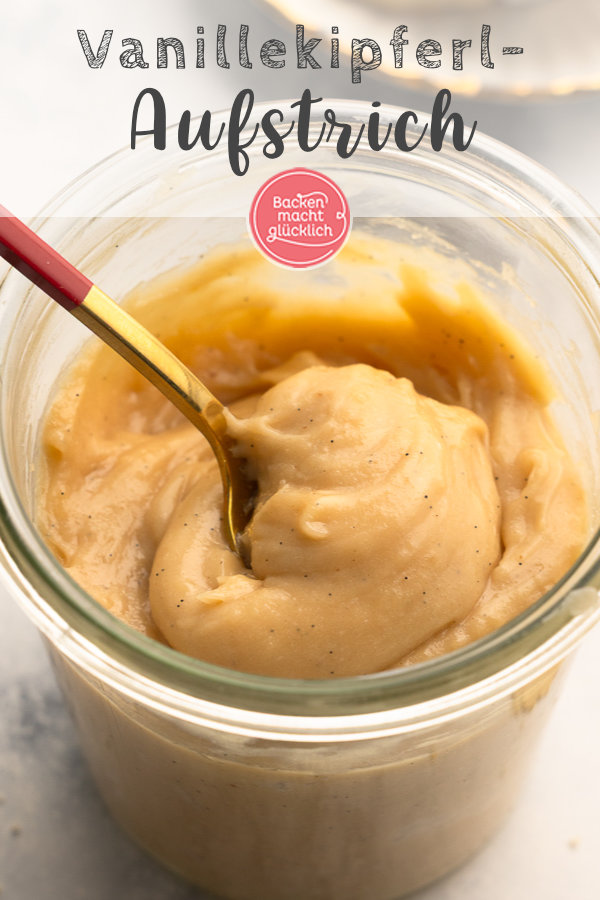 Blitzrezept für einen köstlichen weihnachtlichen Brotaufstrich aus Vanillekipferln