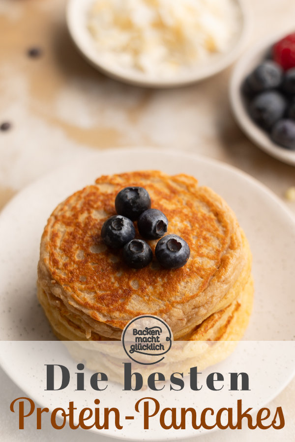 Schnelles Rezept für herrlich fluffige Protein Pancakes mit Skyr – einfach gemacht, richtig lecker und mit Top-Nährwerten!