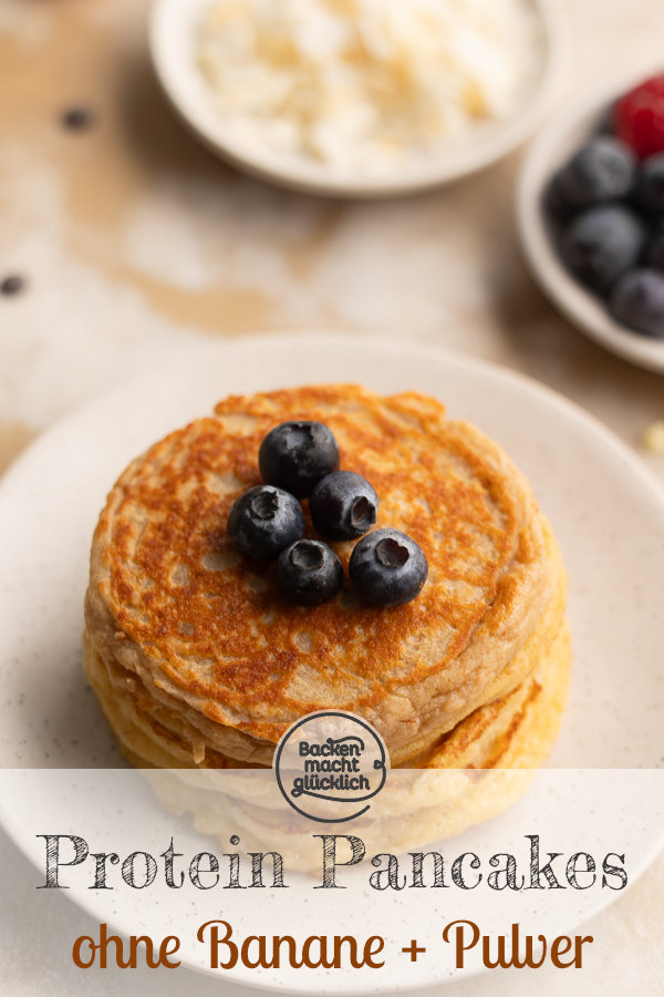 Schnelles Rezept für herrlich fluffige Protein Pancakes mit Skyr – einfach gemacht, richtig lecker und mit Top-Nährwerten!