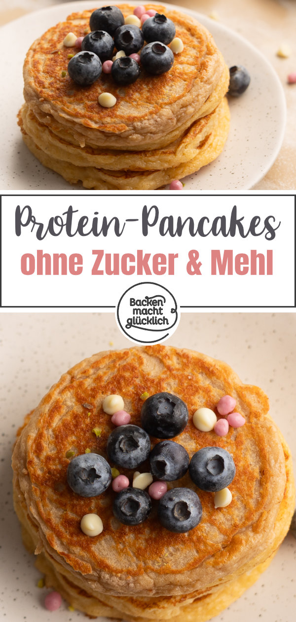 Schnelles Rezept für herrlich fluffige Protein Pancakes mit Skyr – einfach gemacht, richtig lecker und mit Top-Nährwerten!