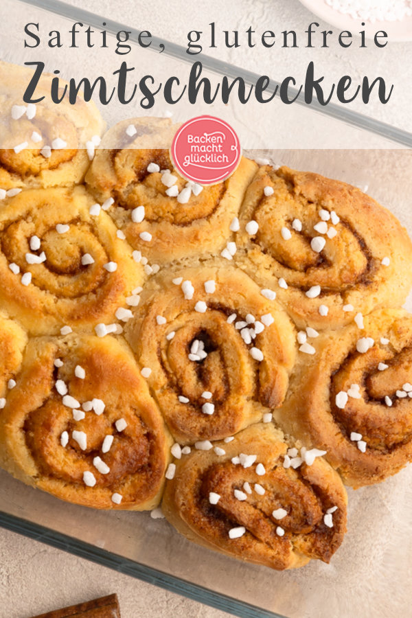Diese Schnecken mit Zimtzucker-Füllung sind eine tolle Alternative für jeden, der auf Gluten verzichten muss oder will