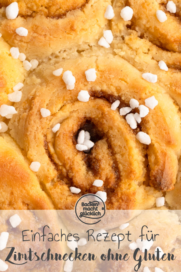 Diese Schnecken mit Zimtzucker-Füllung sind eine tolle Alternative für jeden, der auf Gluten verzichten muss oder will