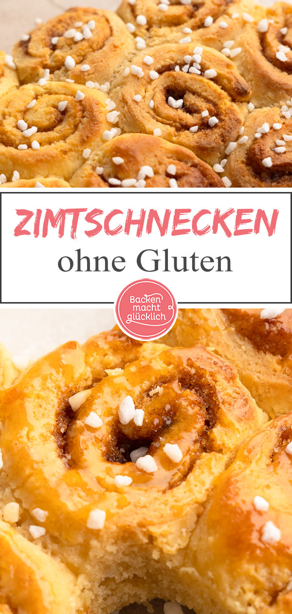 Diese Schnecken mit Zimtzucker-Füllung sind eine tolle Alternative für jeden, der auf Gluten verzichten muss oder will
