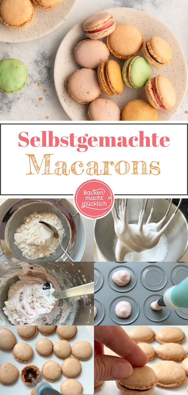 Dieser Beitrag mit vielen hilfreichen Tipps ist perfekt für alle, die sich bisher nicht ans Macarons-Backen gewagt haben