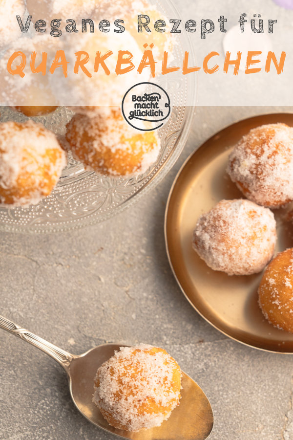 Mit diesem Rezept werden eure Quarkkrapfen vegan und trotzdem fluffig!