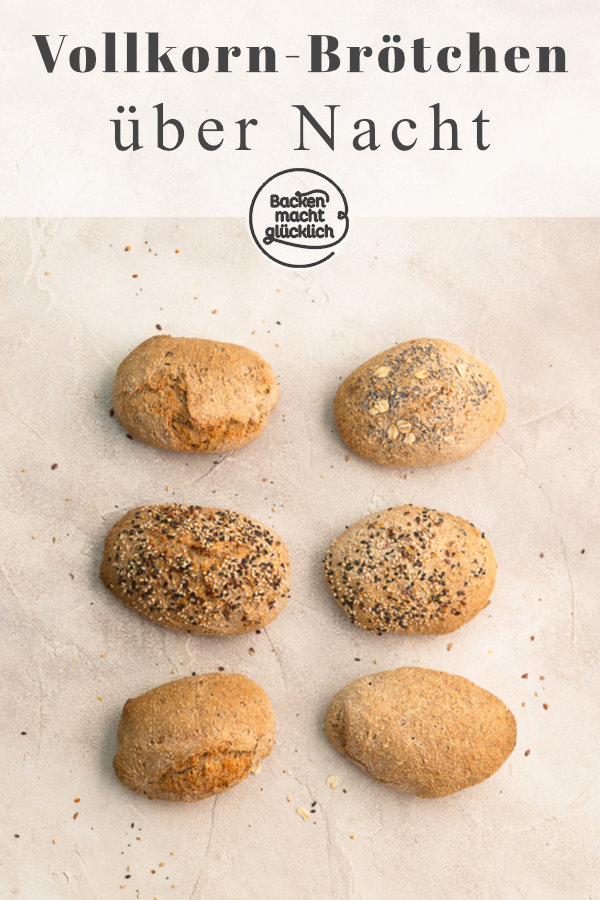 Einfaches Rezept für Vollkorn-Brötchen wie vom Bäcker: Wenig Aufwand, viel Geschmack!