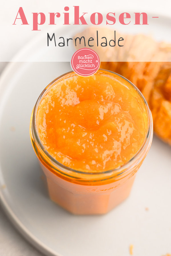 Fruchtige Aprikosenmarmelade einfach selber machen: F&uuml;r dieses Rezept braucht ihr nur 15 Minuten. Schmeckt wie von Oma!